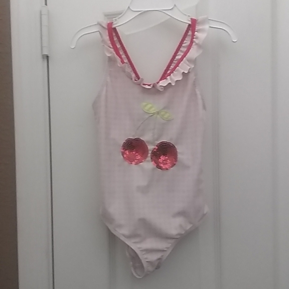 Sweet pineapple cherry swimsuit 4t - Picture 1 of 9